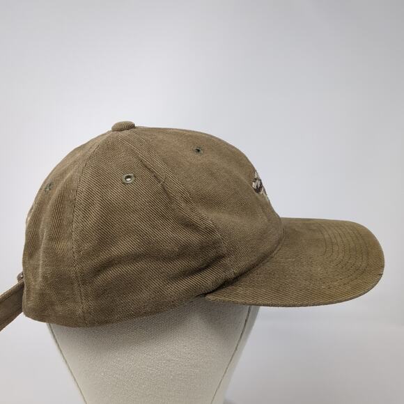 Torrey Pines Slideback Hat Brown One Size Embroidered Casa Del Mar Vintage USA - Picture 5 of 9